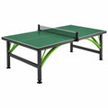 Mesa de tenis de mesa 274 x 152.5 x 76 cm verde con estructura de acero para interior